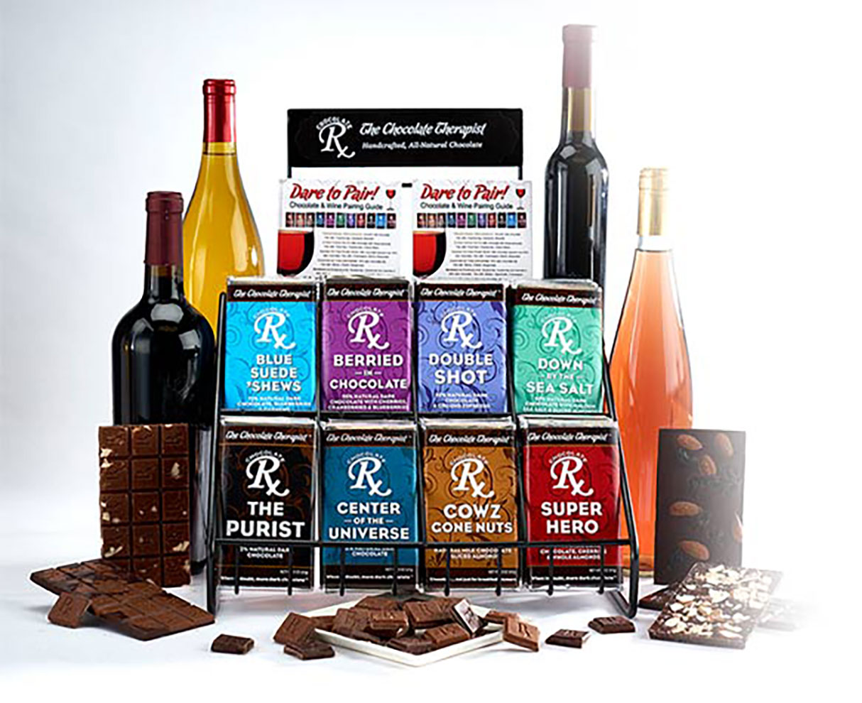 Chocolate and Wine Pairing Gift Set - The Chocolate Therapist